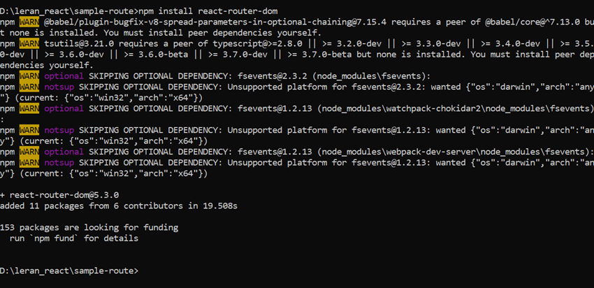 Create Route in React